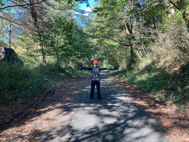 付近まで通る舗装路