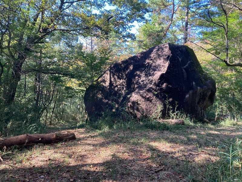 北東境界付近の巨岩