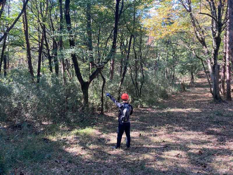 北側境界沿いの里道