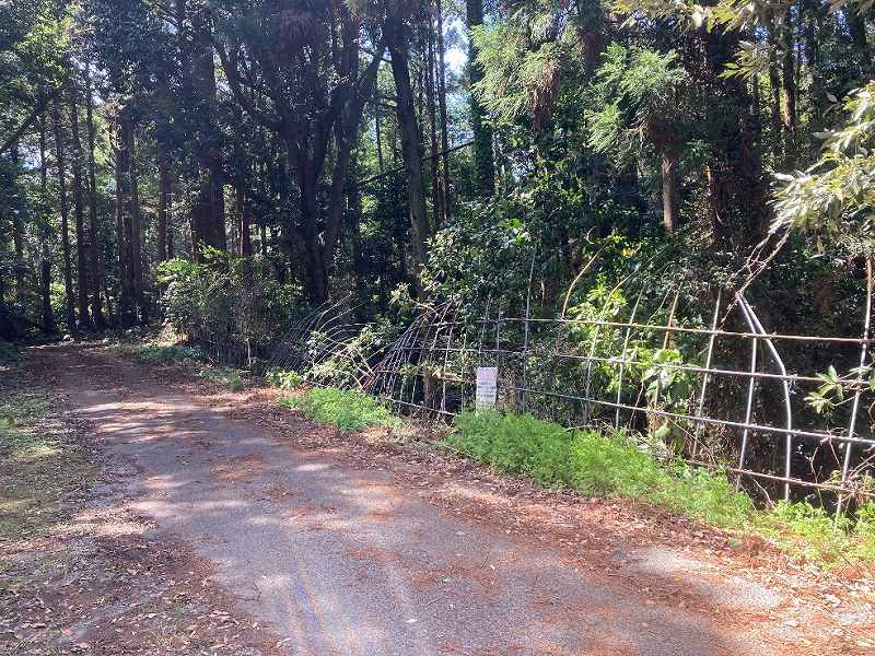 不法投棄対策：柵